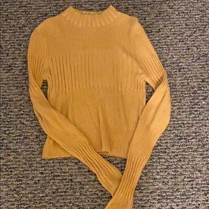 American Eagle tight high neck sweater